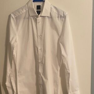H&M Crisp White Dress Shirt for Men